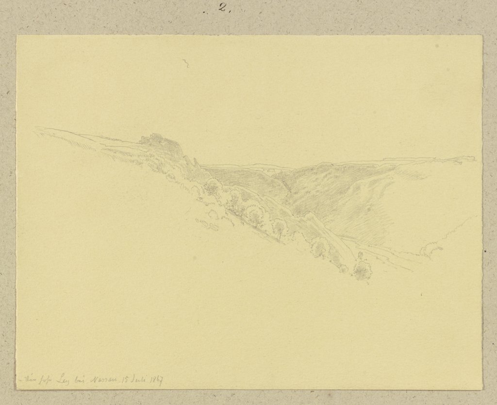 Hohe Lay near Nassau, Carl Theodor Reiffenstein