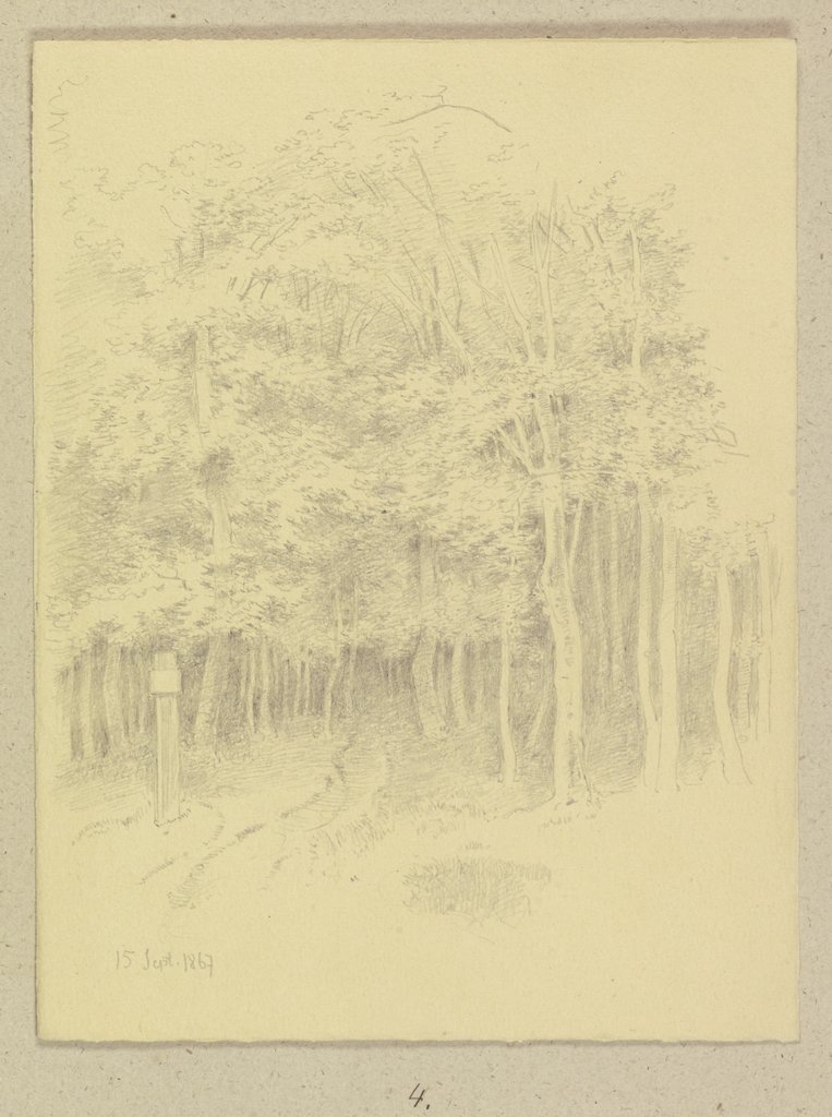 Edge of a wood, Carl Theodor Reiffenstein
