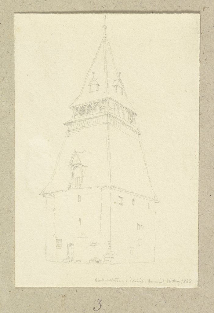 Der Glockenturm in Schwäbisch Gmünd, Carl Theodor Reiffenstein