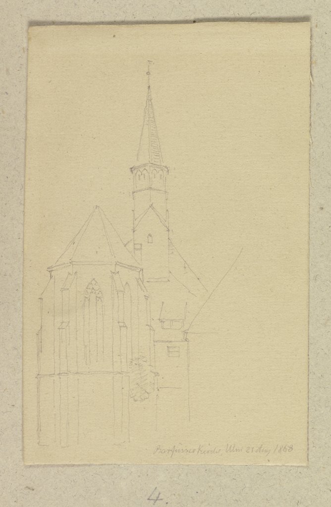 Die Barfüßerkirche in Ulm, Carl Theodor Reiffenstein