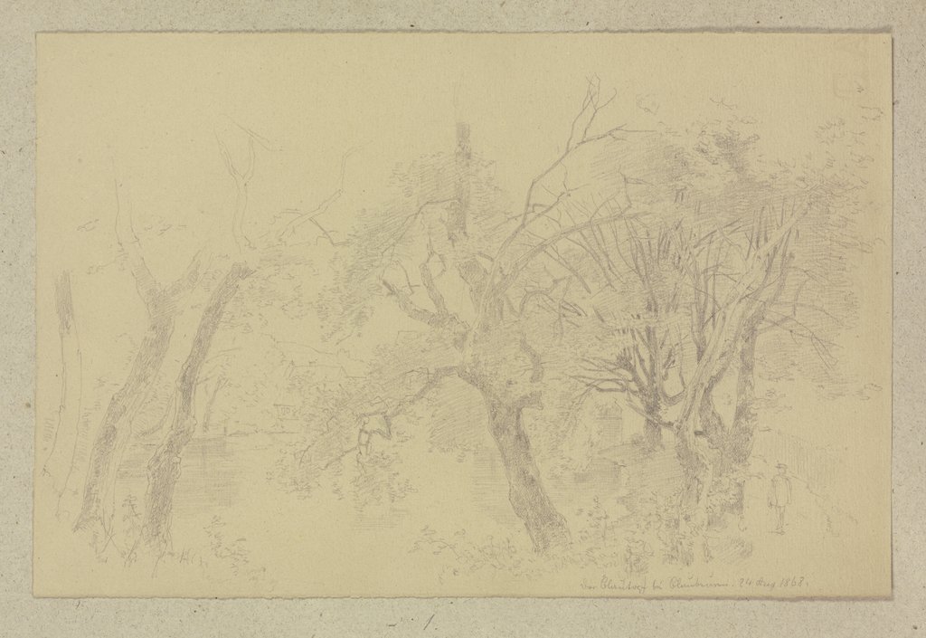 Der Blautopf bei Blaubeuren, Carl Theodor Reiffenstein