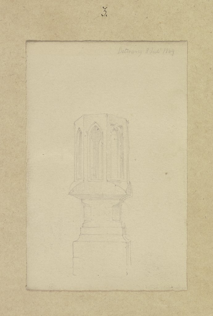 Kanzel oder Sakramentshäuschen von St. Peter und Paul in Detwang, Carl Theodor Reiffenstein