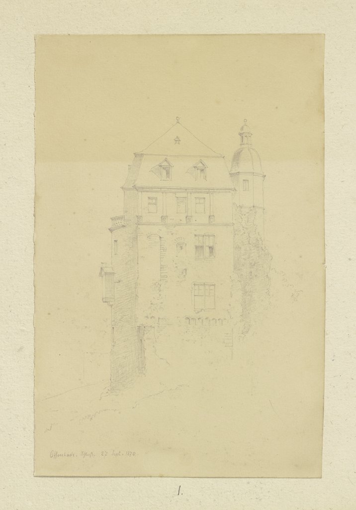 Das Isenburger Schloss in Offenbach, Carl Theodor Reiffenstein