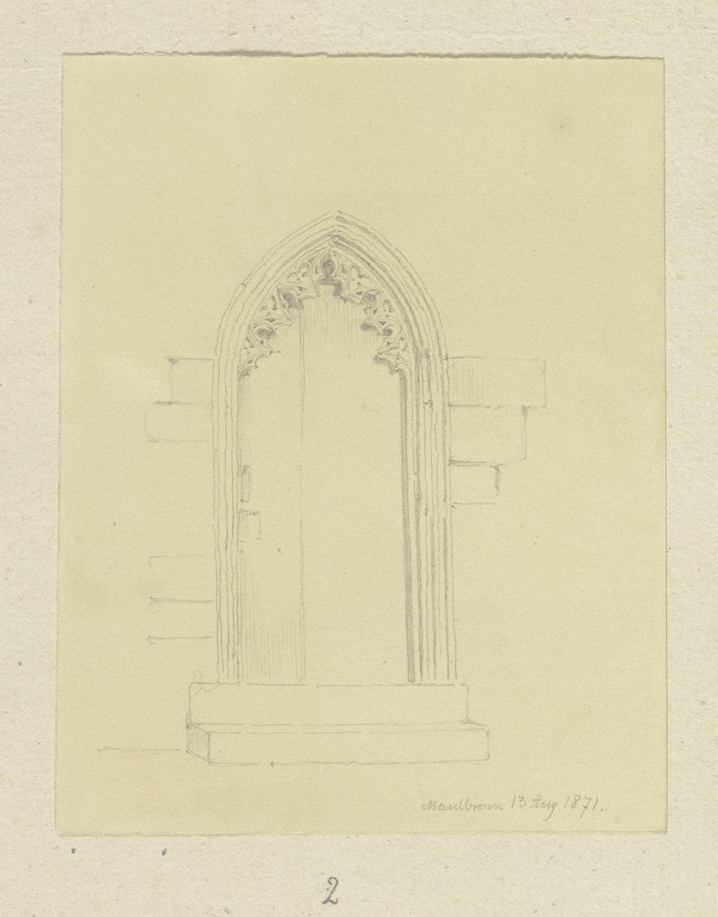 Portal des Klosters Maulbronn, Carl Theodor Reiffenstein