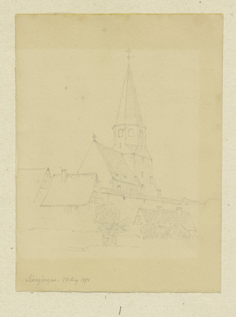 Die Peterskirche in Lienzingen, Carl Theodor Reiffenstein