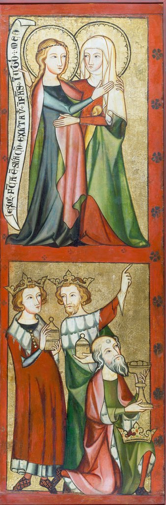 Visitation and Adoration of the Magi, Rhenish Master ca. 1330