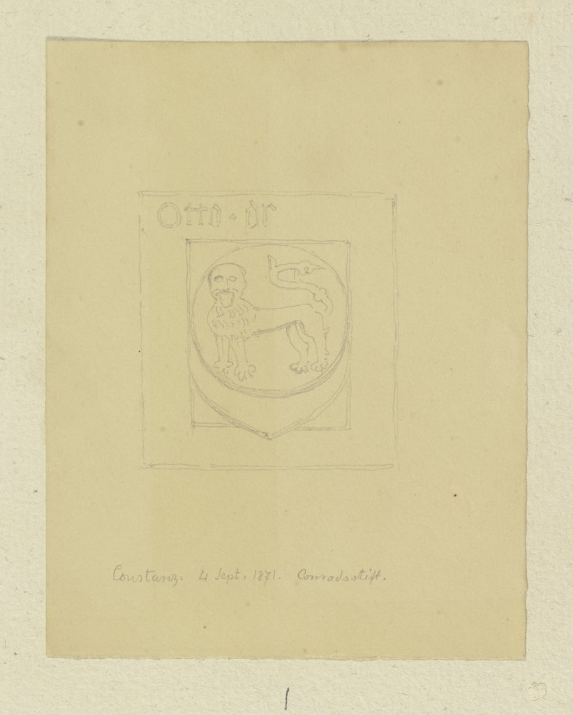 Wappen am Conradsstift in Konstanz, Carl Theodor Reiffenstein