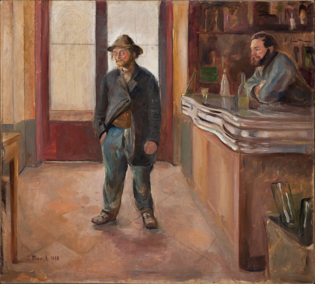 In the Tavern, Edvard Munch