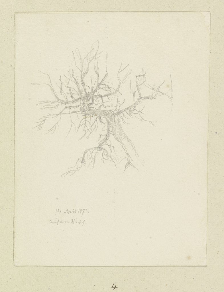 Leafless branches, Carl Theodor Reiffenstein