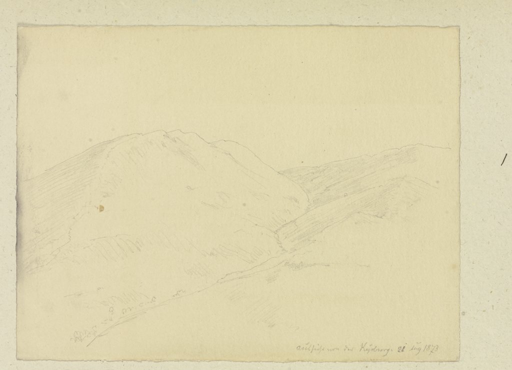 Mountain landscape near Kirn, Carl Theodor Reiffenstein