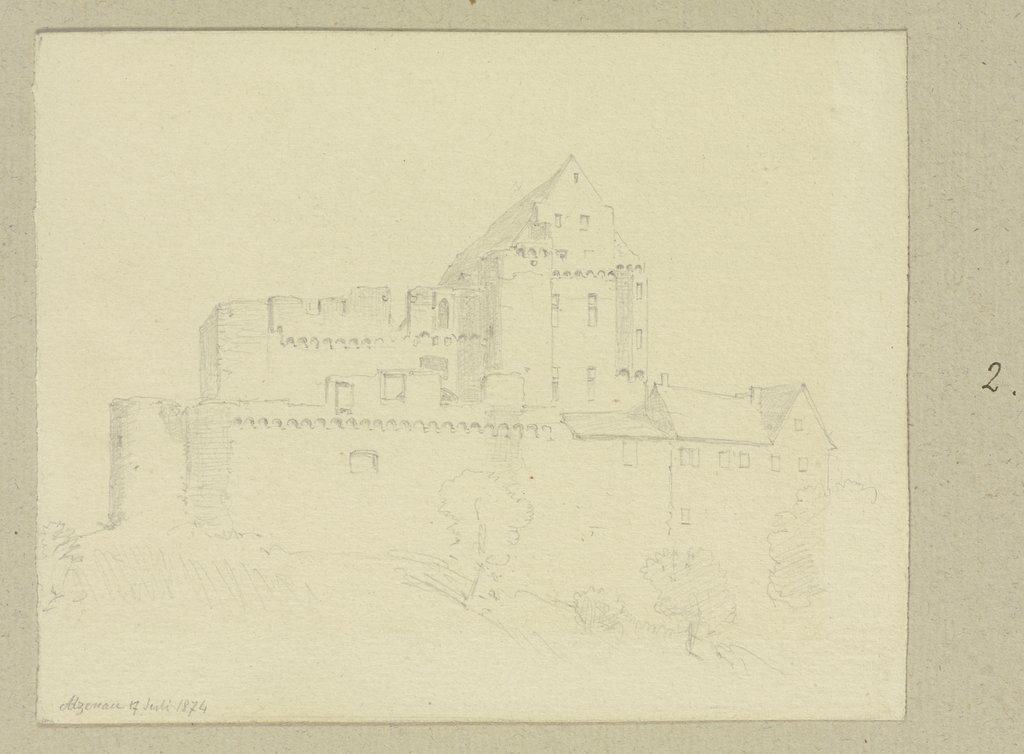 Alzenau castle, Carl Theodor Reiffenstein