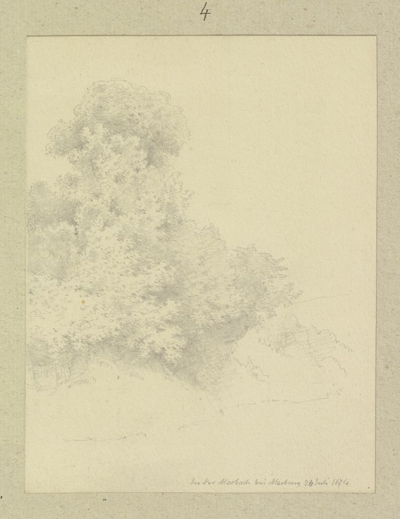 Partie in der Marbach bei Marburg, Carl Theodor Reiffenstein