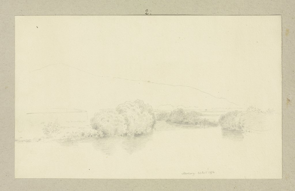 Flusslandschaft bei Marburg, Carl Theodor Reiffenstein