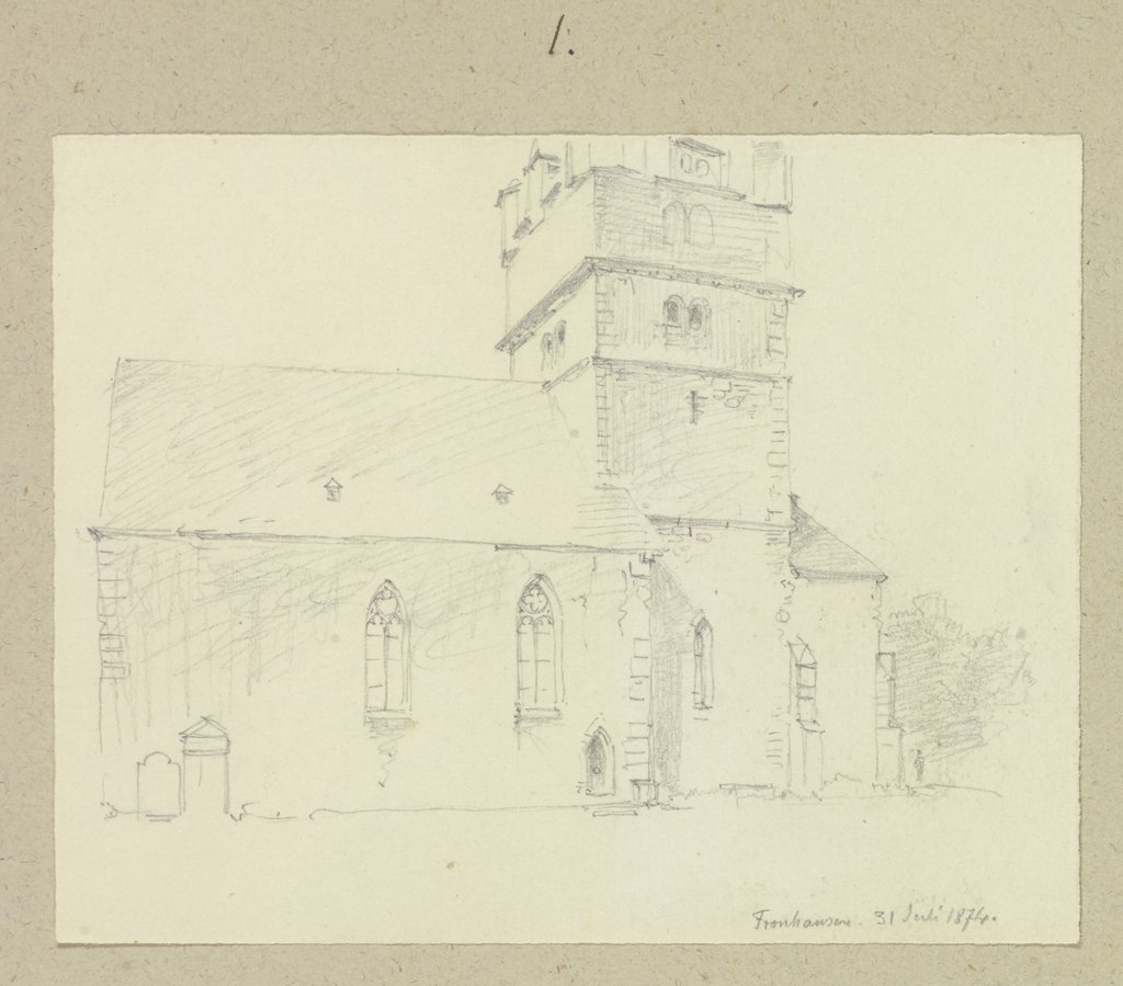 Die evangelische Kirche Fronhausen, Carl Theodor Reiffenstein