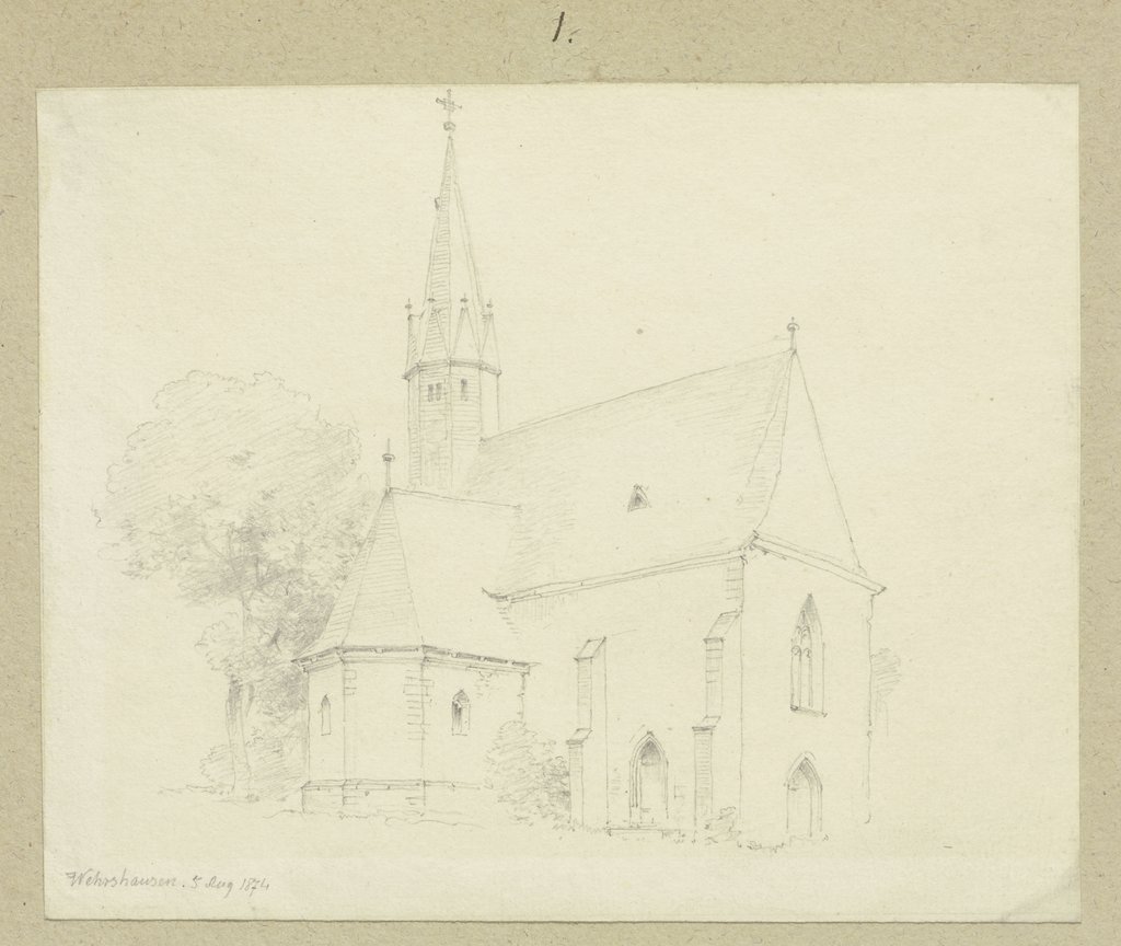 Die evangelische Kirche in Wehrshausen, Carl Theodor Reiffenstein