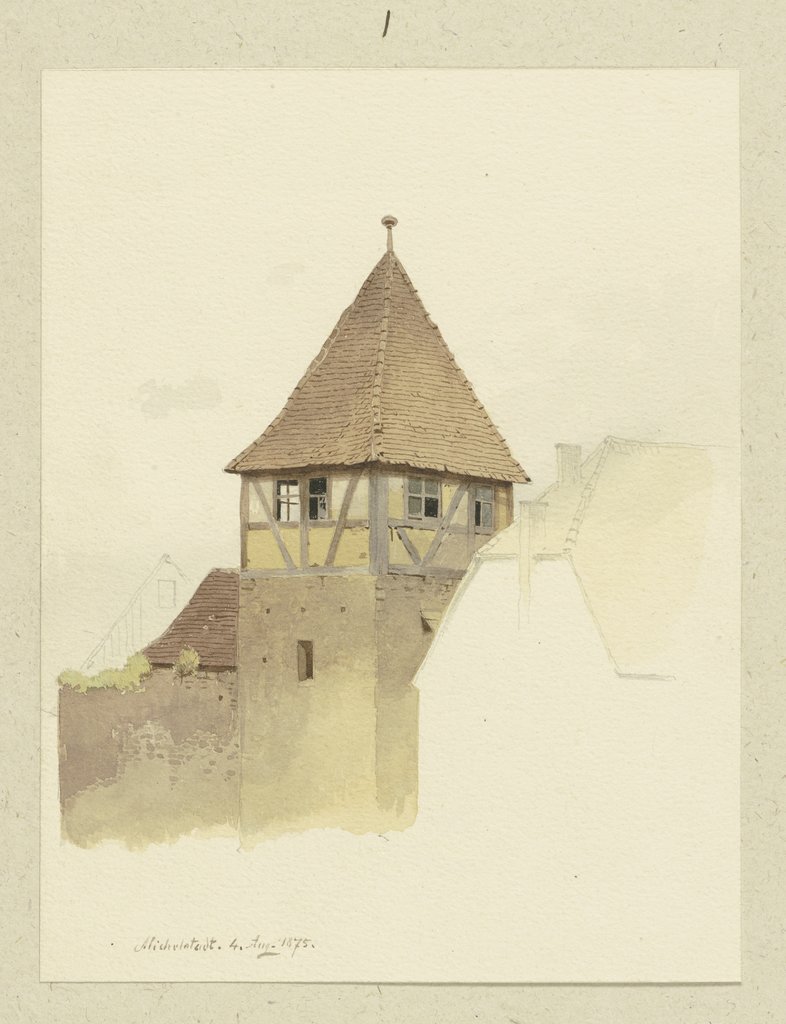 Stadtmauerturm in Michelstadt, Carl Theodor Reiffenstein