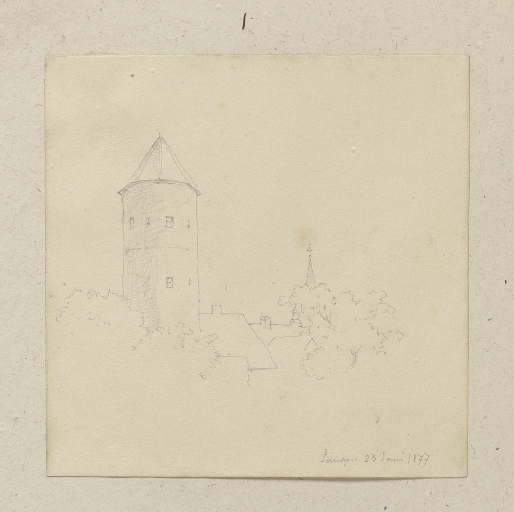 Spire Tower in Langen, Carl Theodor Reiffenstein