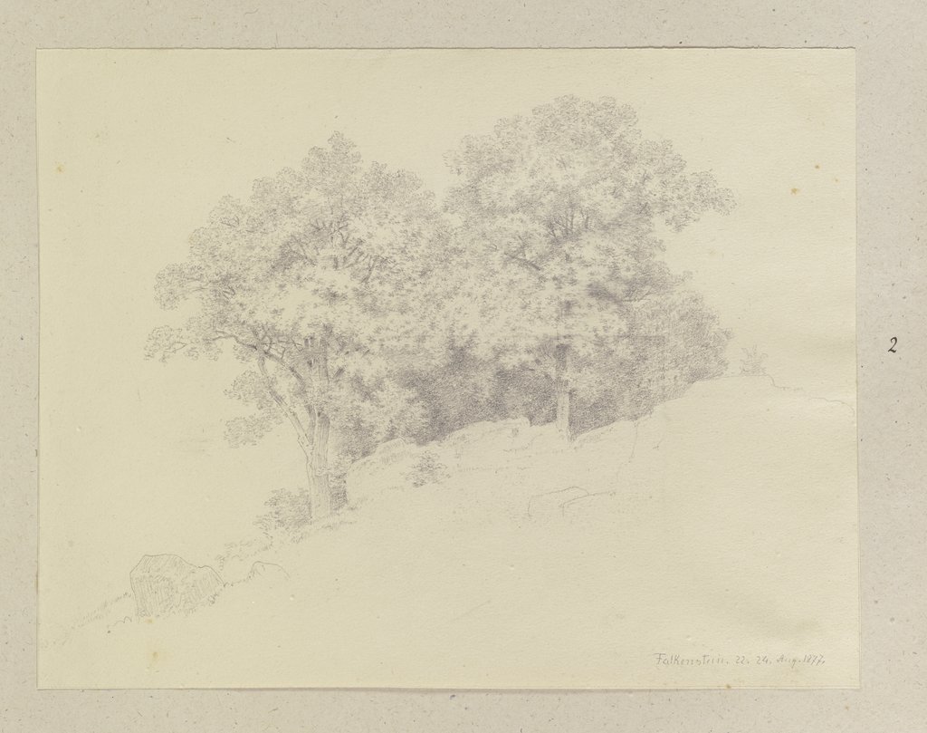 Slope near Falkenstein, Carl Theodor Reiffenstein