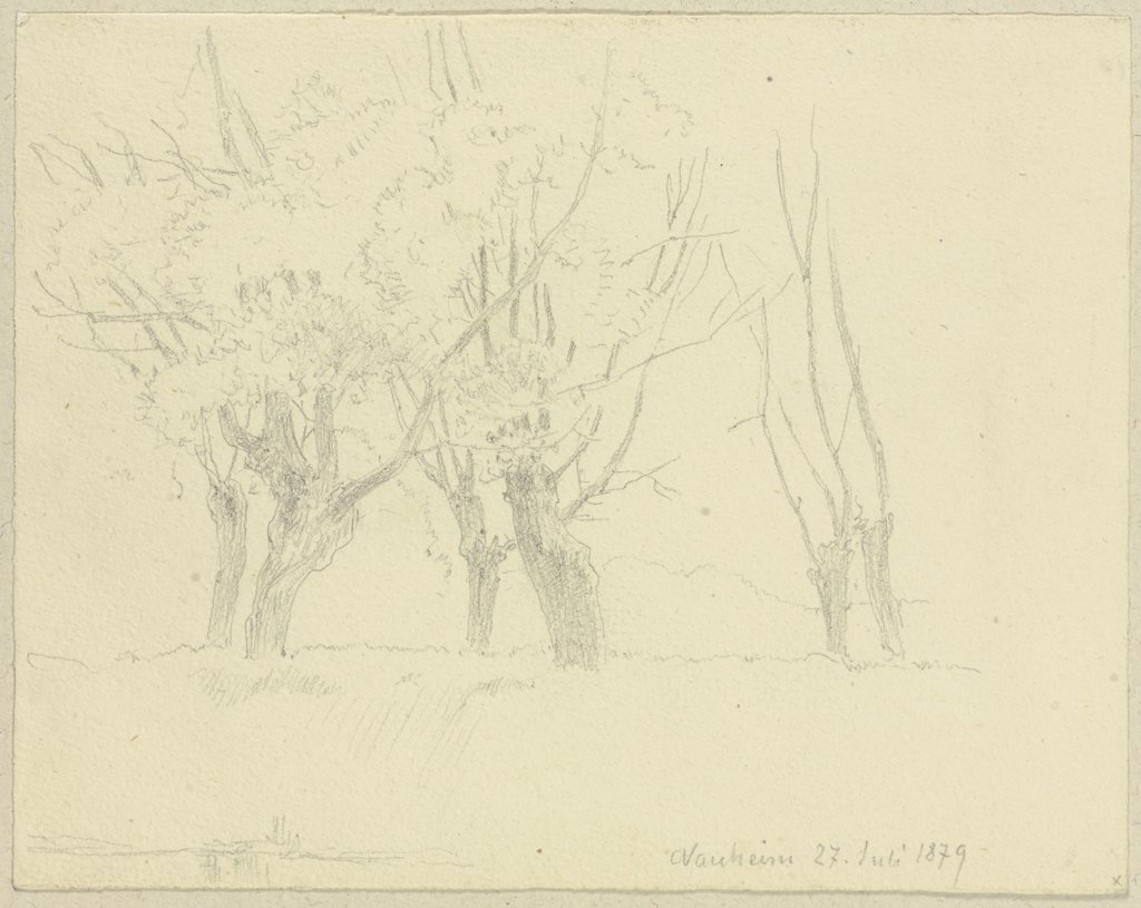 Group of trees near Bad Nauheim, Carl Theodor Reiffenstein