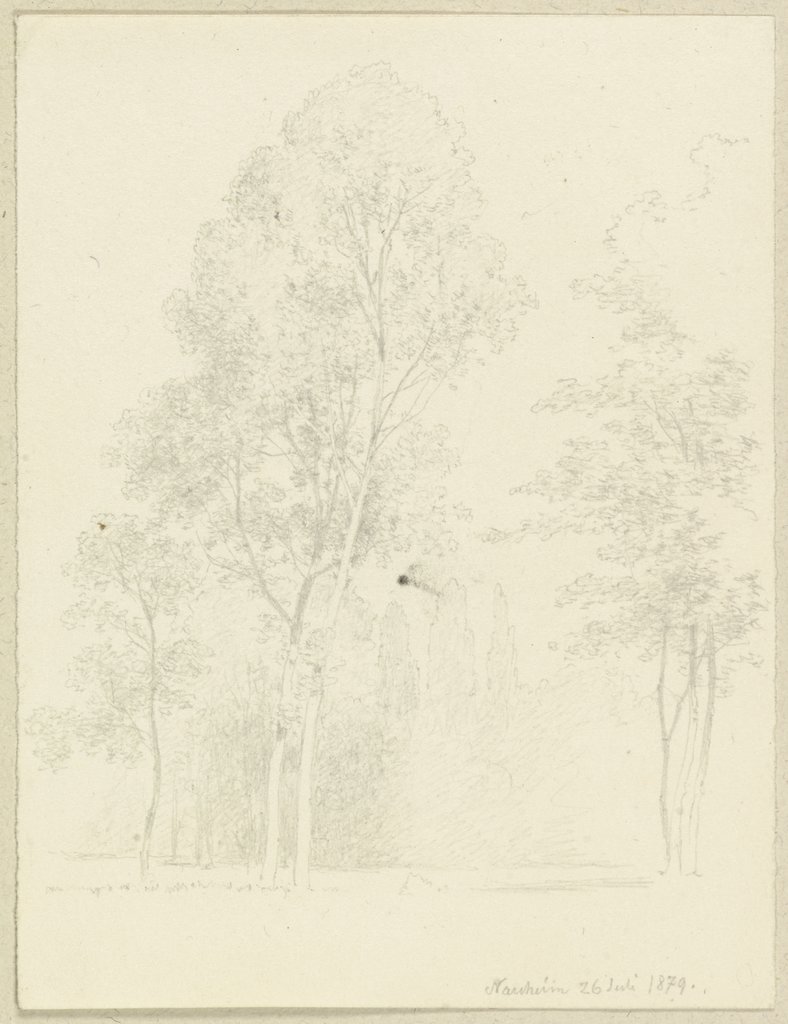 Groups of trees near Bad Nauheim, Carl Theodor Reiffenstein