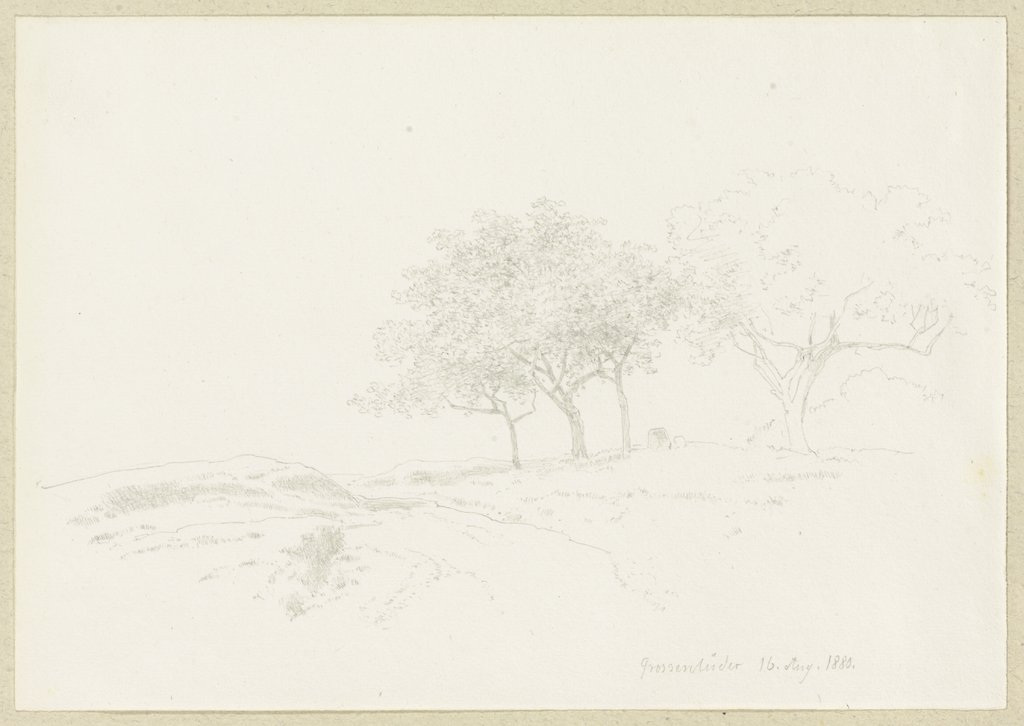 Landweg bei Großenlüder, Carl Theodor Reiffenstein