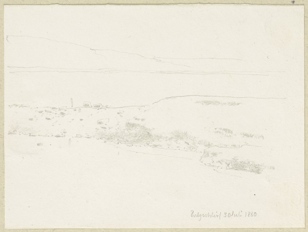 Flusslandschaft bei Salzschlirf, Carl Theodor Reiffenstein