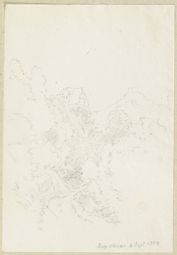 Bergnassau und Burg Nassau, Carl Theodor Reiffenstein