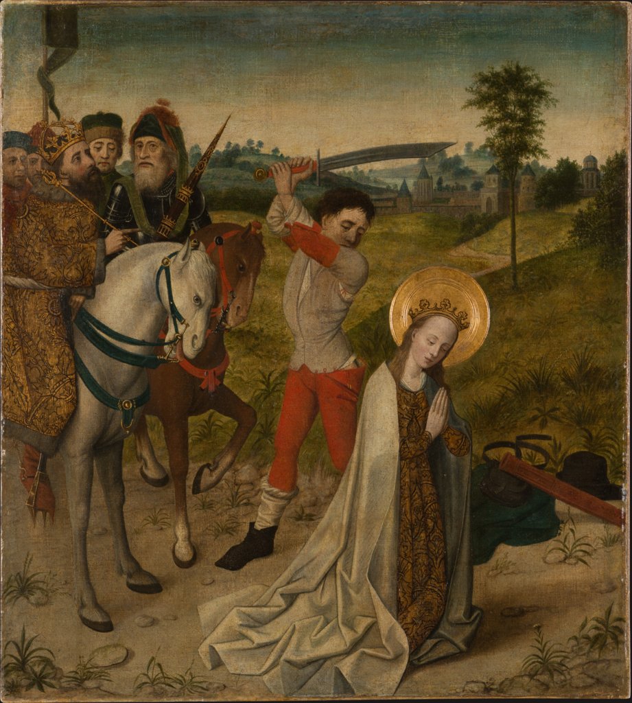 Decapitation of St Catherine, Cologne Master around 14170/80