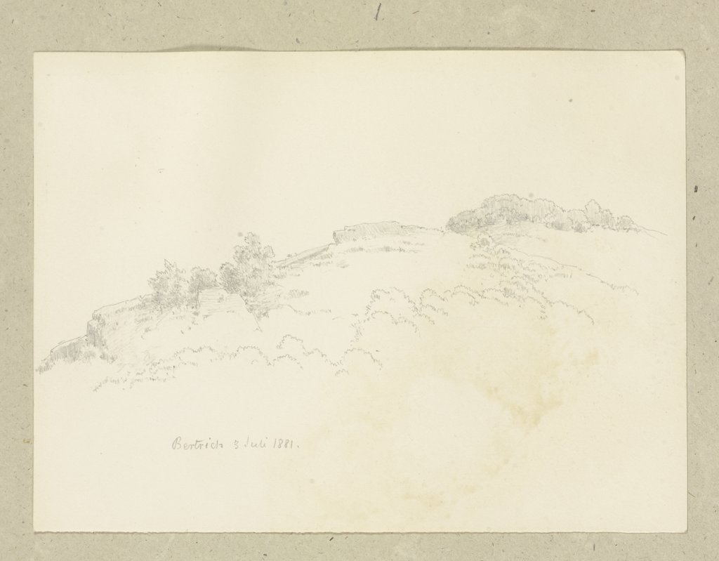 Hilltop near Bertrich, Carl Theodor Reiffenstein