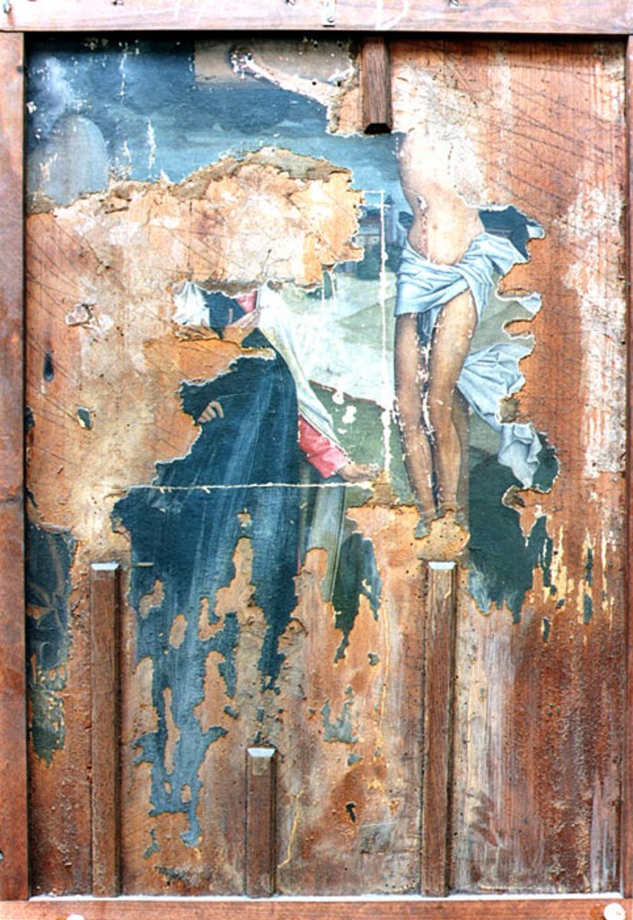 Fragment of a Crucifixion, Master of the Pfullendorf Altar, Bartholomäus Zeitblom;  workshop ?