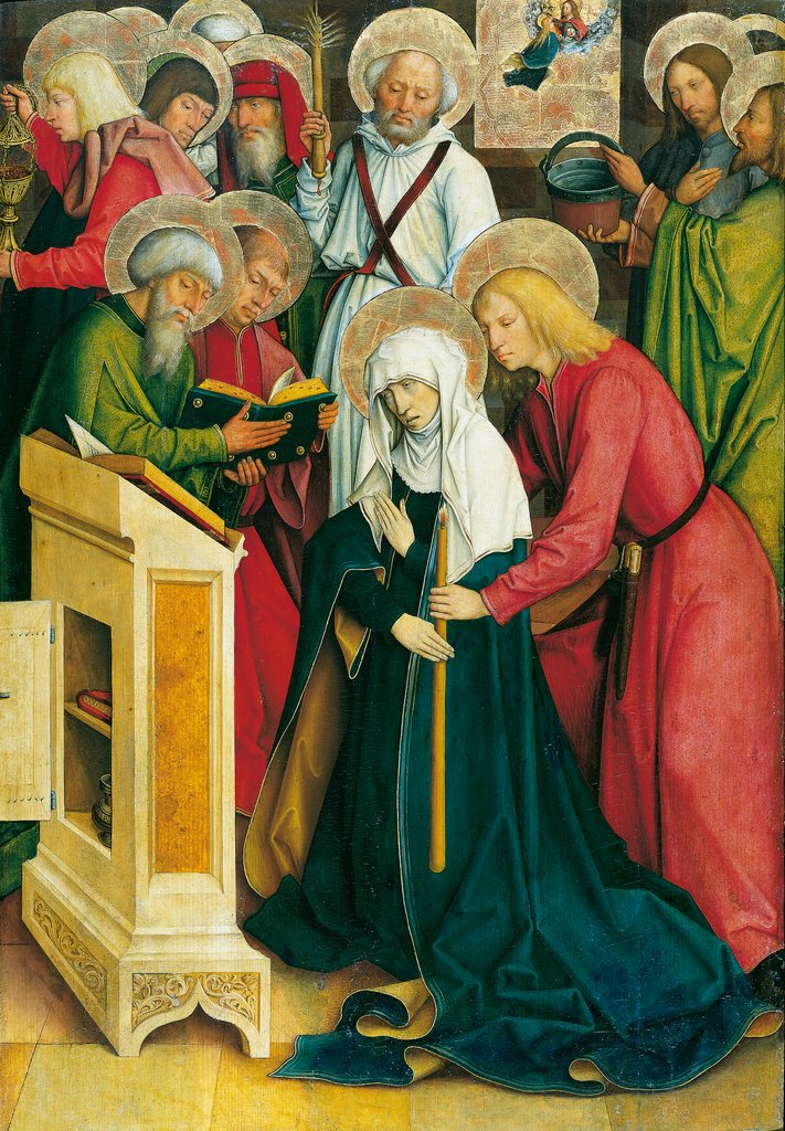 The Death of the Virgin, Master of the Pfullendorf Altar, Bartholomäus Zeitblom;  workshop ?