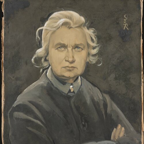 Self-Portrait with Folded Arms, Ottilie W. Roederstein