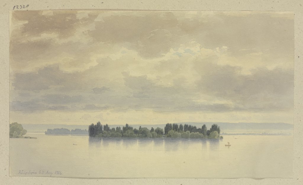 Rheininsel bei Rüdesheim, Carl Theodor Reiffenstein