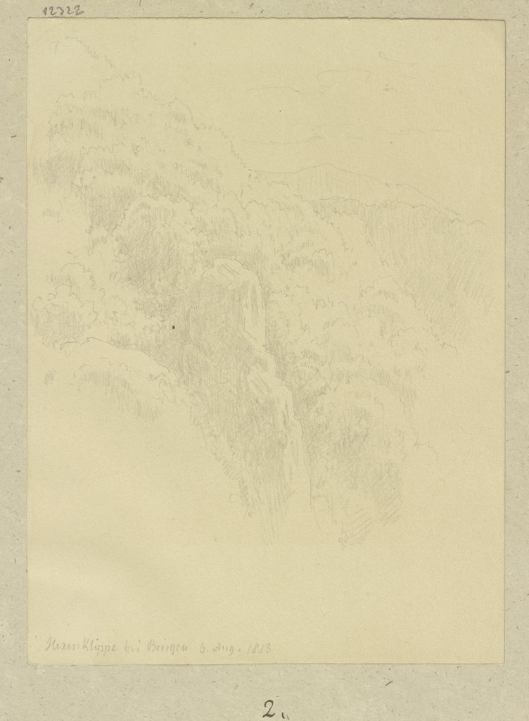 Witches' Cliff near Bingen, Carl Theodor Reiffenstein