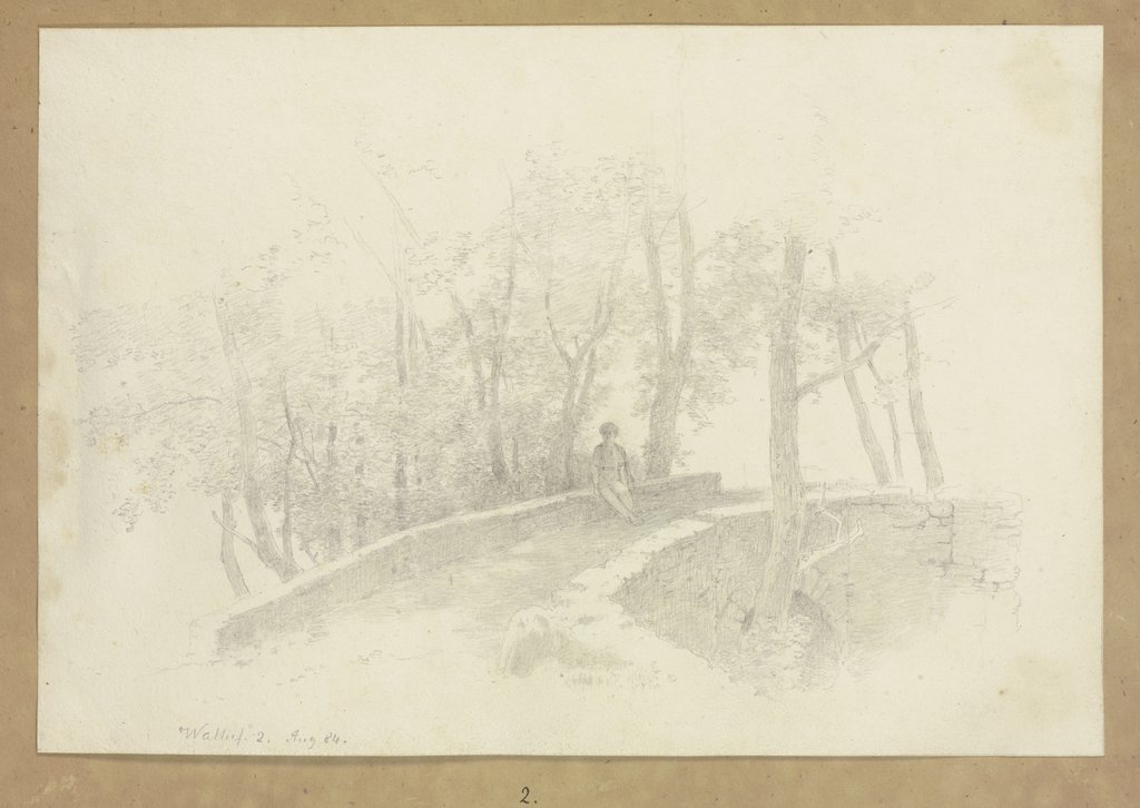 Steinbrücke in Walluf, Carl Theodor Reiffenstein