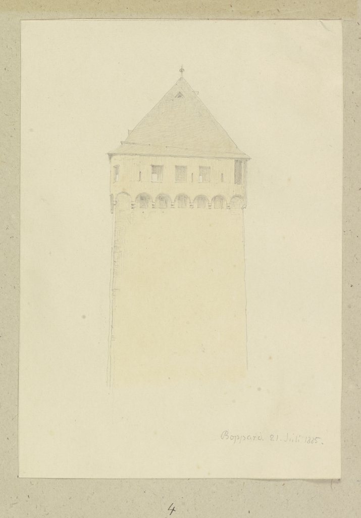 Turm in Boppard, Carl Theodor Reiffenstein