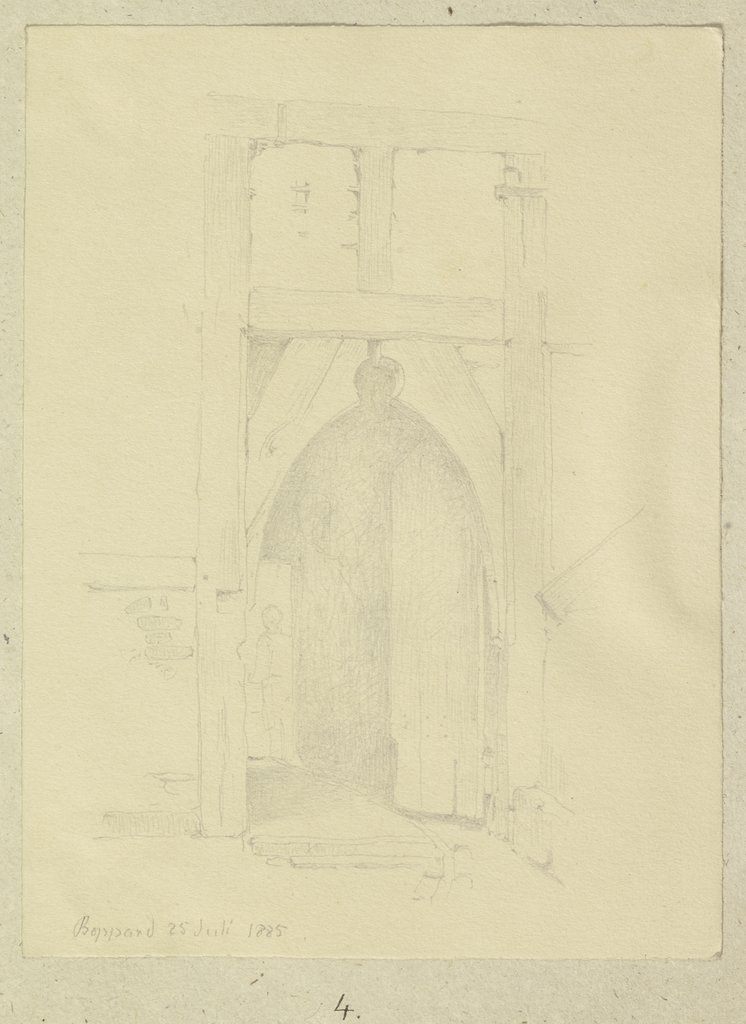 Durchgangstor in Boppard, Carl Theodor Reiffenstein