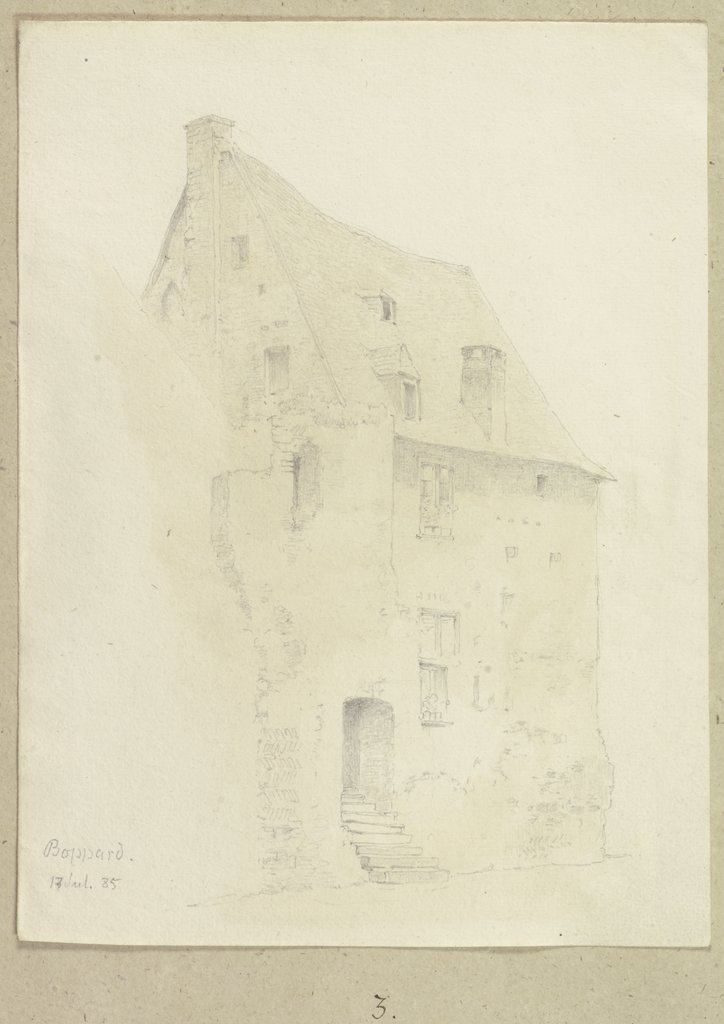 Building in Boppard, Carl Theodor Reiffenstein