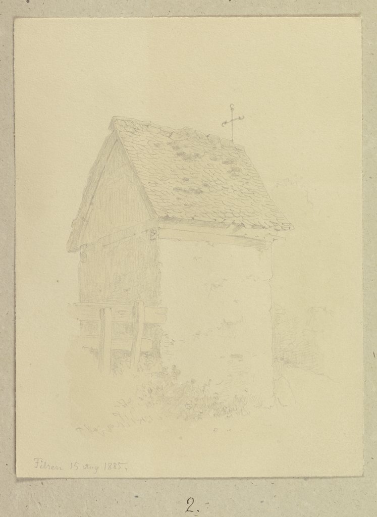 Wayside chapel in Filsen, Carl Theodor Reiffenstein