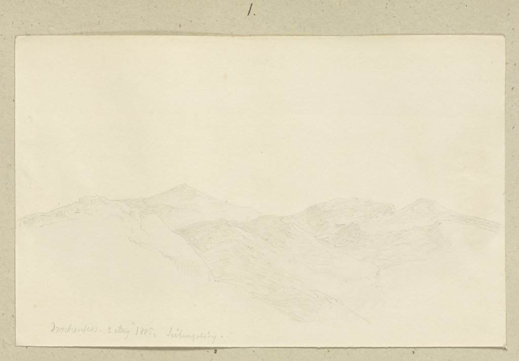 Das Siebengebirge, Carl Theodor Reiffenstein