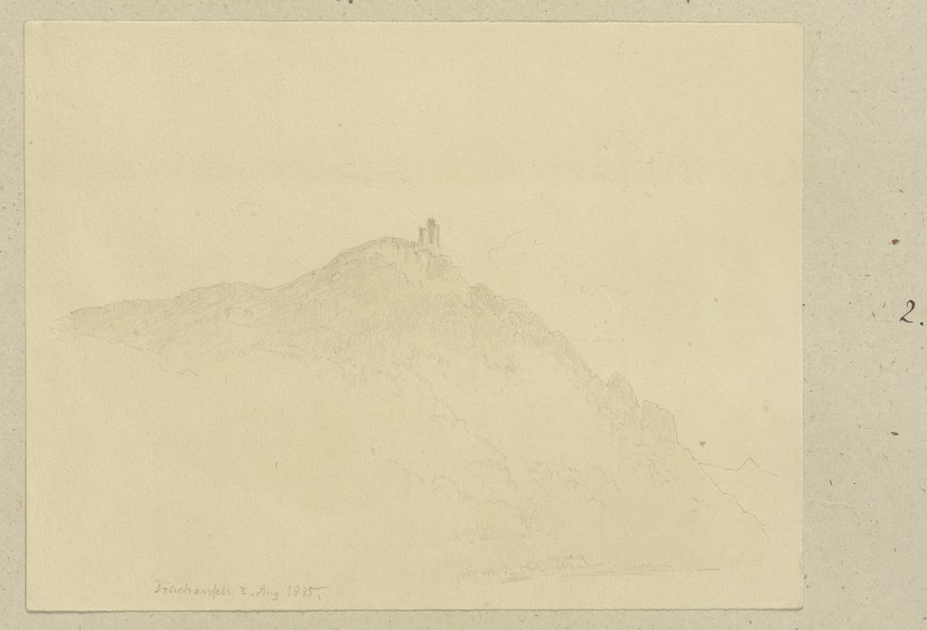 Burgruine Drachenfels im Siebengebirge, Carl Theodor Reiffenstein