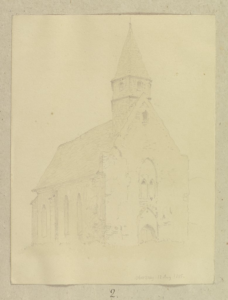 Church in Oberspay, Carl Theodor Reiffenstein