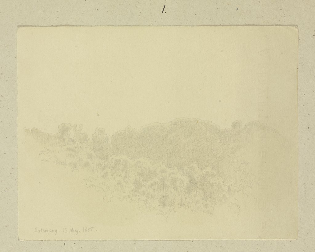 Baumlandschaft bei Osterspai, Carl Theodor Reiffenstein