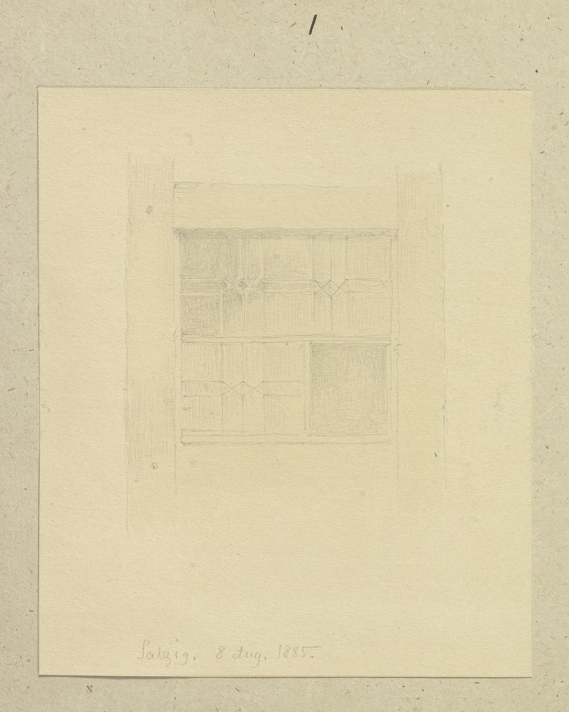 Fenster in Salzig, Carl Theodor Reiffenstein