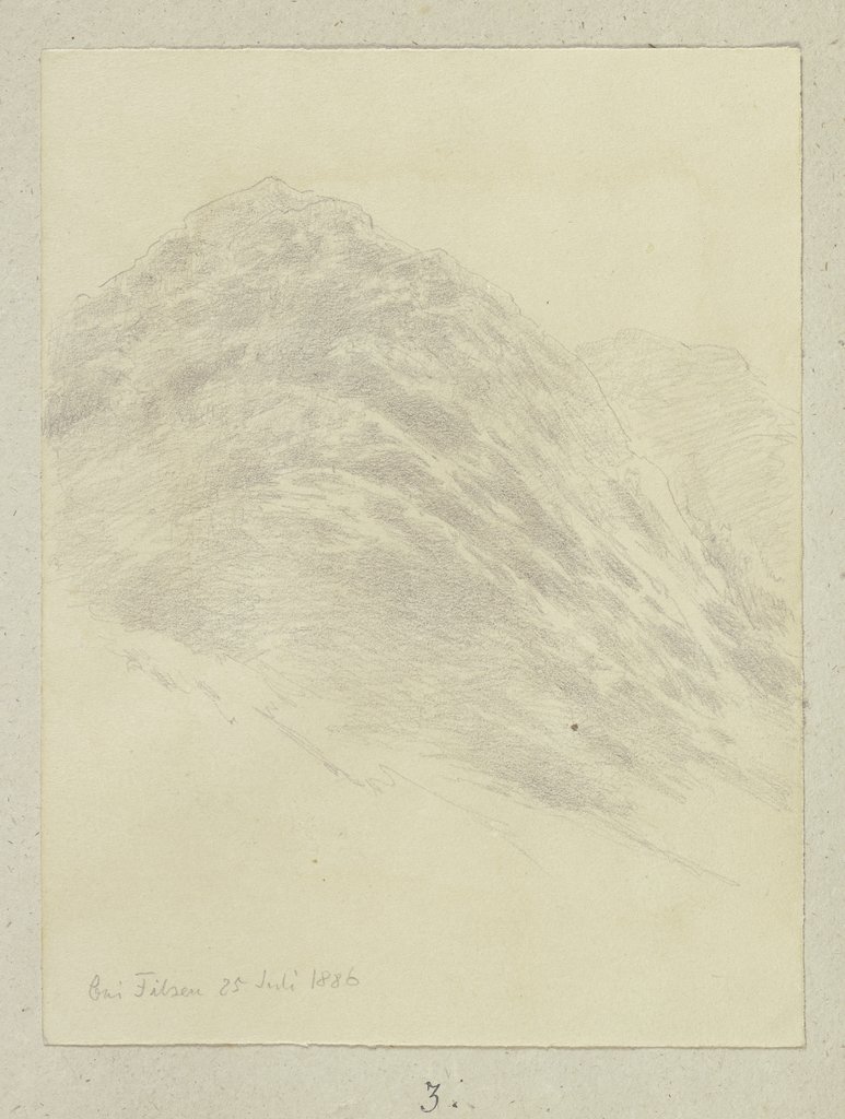 Massif near Filsen, Carl Theodor Reiffenstein