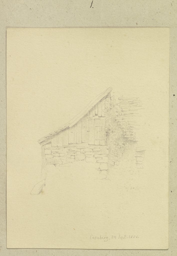 A shed in Kronberg, Carl Theodor Reiffenstein