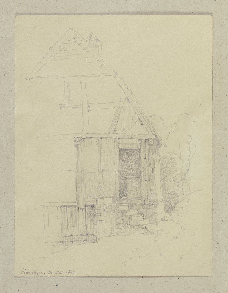 Half-timbered house in Hörstein, Carl Theodor Reiffenstein