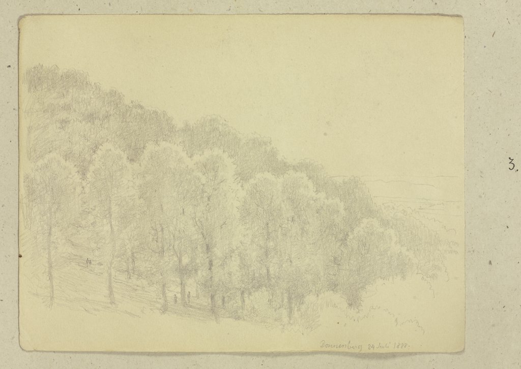 Waldstück am Donnersberg, Carl Theodor Reiffenstein