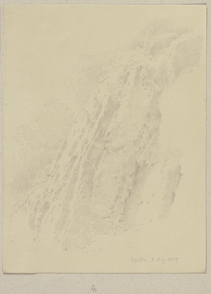 Felswand, Carl Theodor Reiffenstein