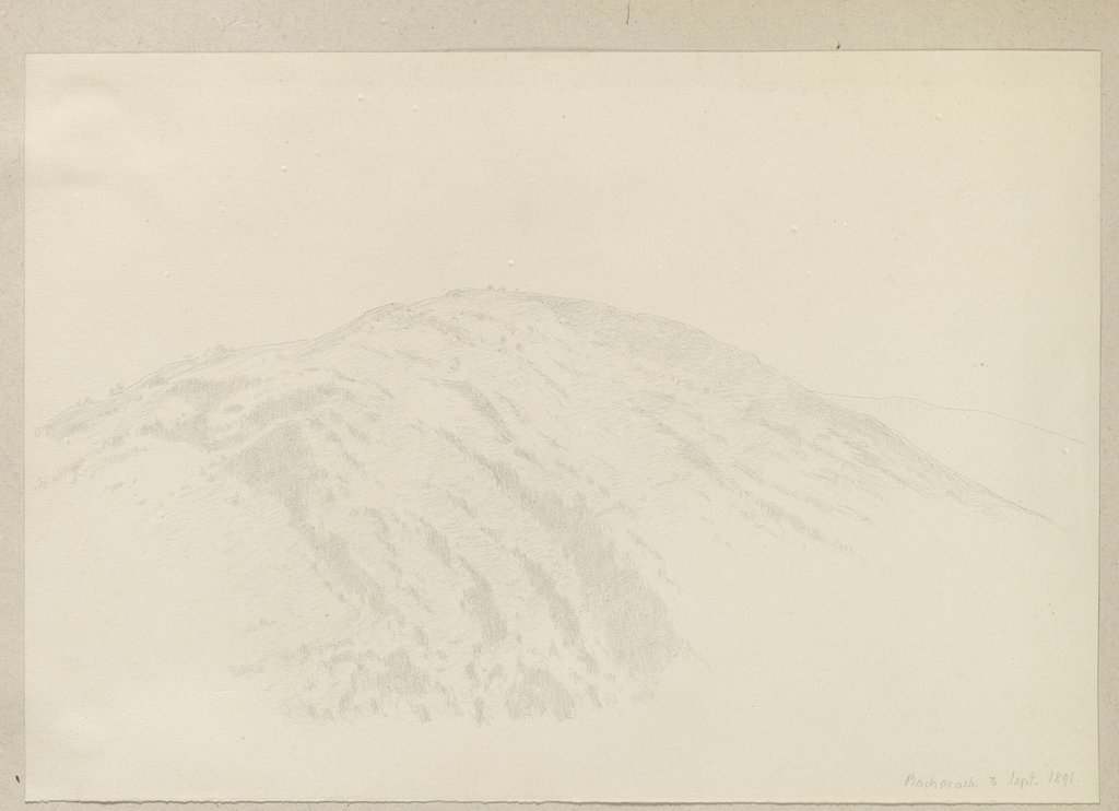 Mountain near Bacharach, Carl Theodor Reiffenstein